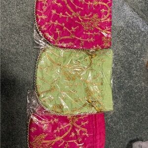 Set of 3- Embroidered Clutches